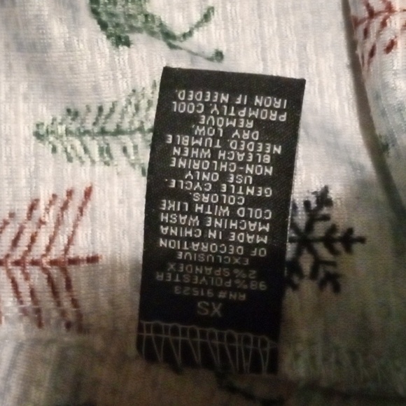 MERRY LANE THERMAL PJS GREY WITH RED TRIM SIZE 5 - Picture 3 of 5